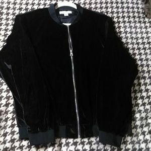Velvet Bomber Jacket